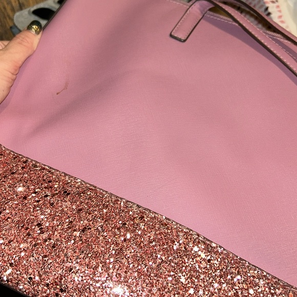 Pink glitter Kate spade tote - Picture 3 of 3